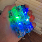 Chaveiro Minimalista Transparente | Brinquedo De Botão De Teclado Mecânico